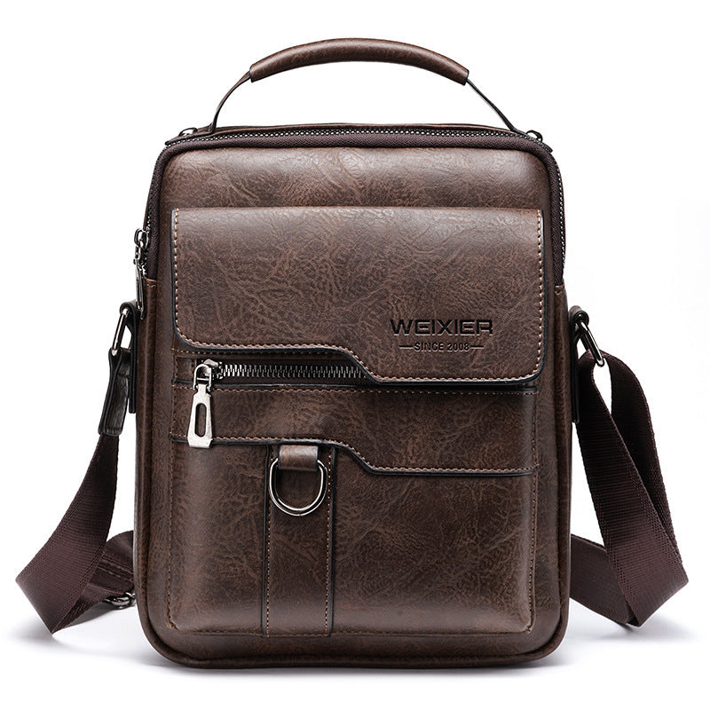 Sac messager à bandoulière pour homme, style rétro, sac à dos d'affaires