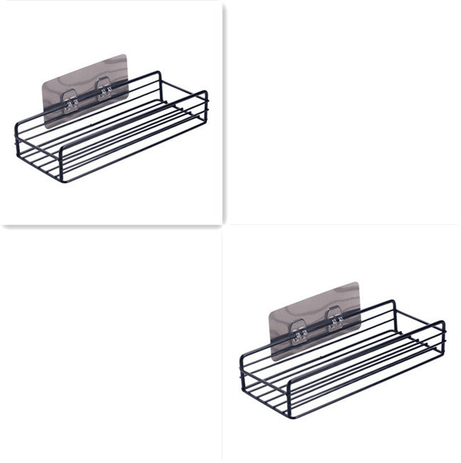 Bathroom corner shower shelf for storage