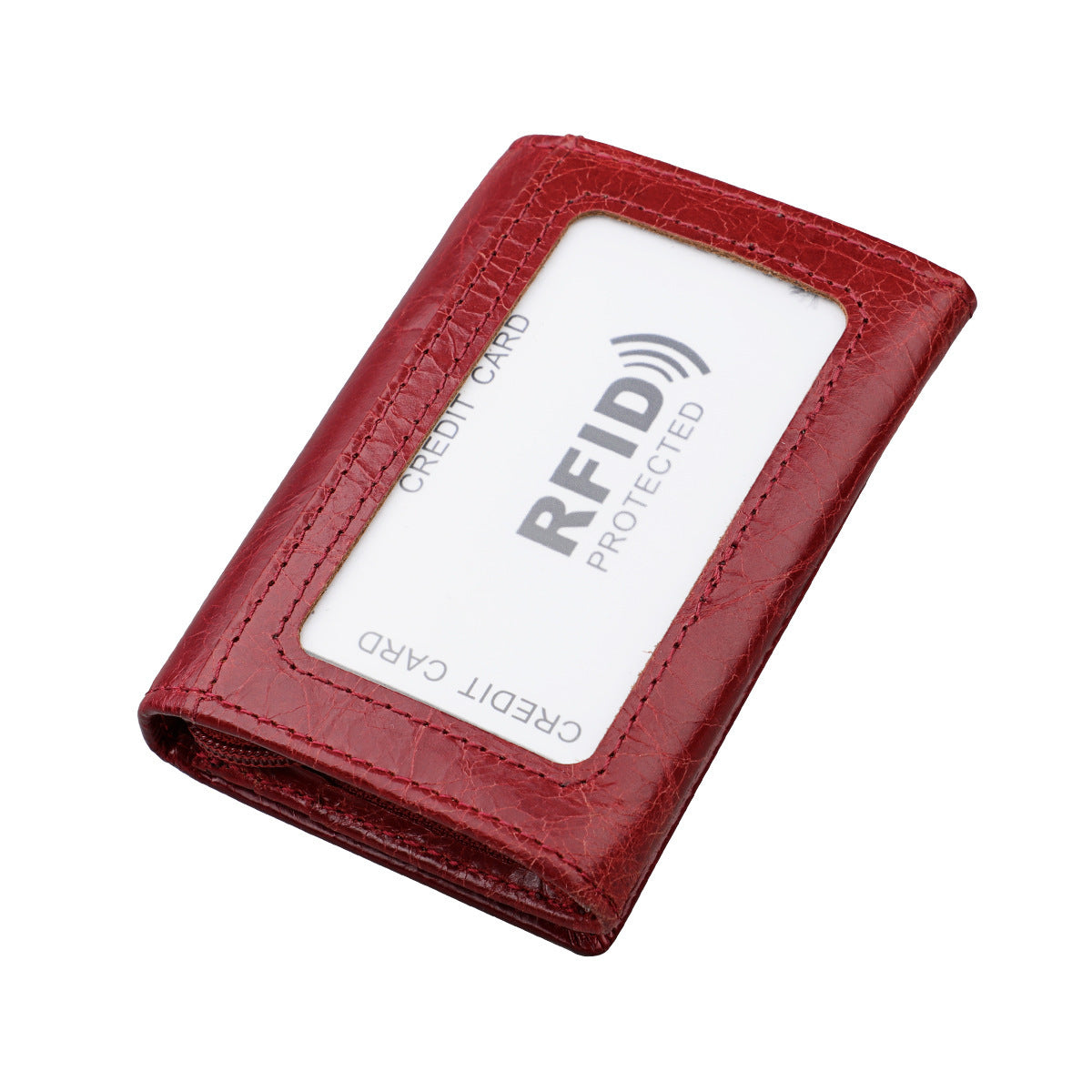 Porte-monnaie en cuir véritable pour homme