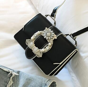 Sacs de créateurs de mode célèbres pour femmes, sacs de créateurs à fermeture diamant, sacs à main en cuir PU de qualité pour femmes, sacs à bandoulière élégants pour dames 