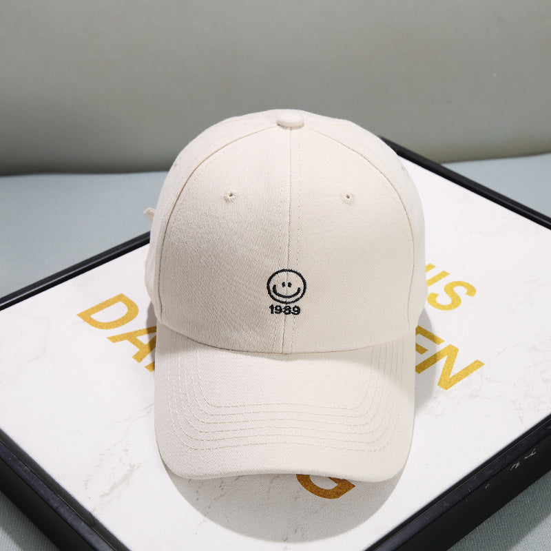 Face Displayed Small Letters Sun Visor Baseball Cap
