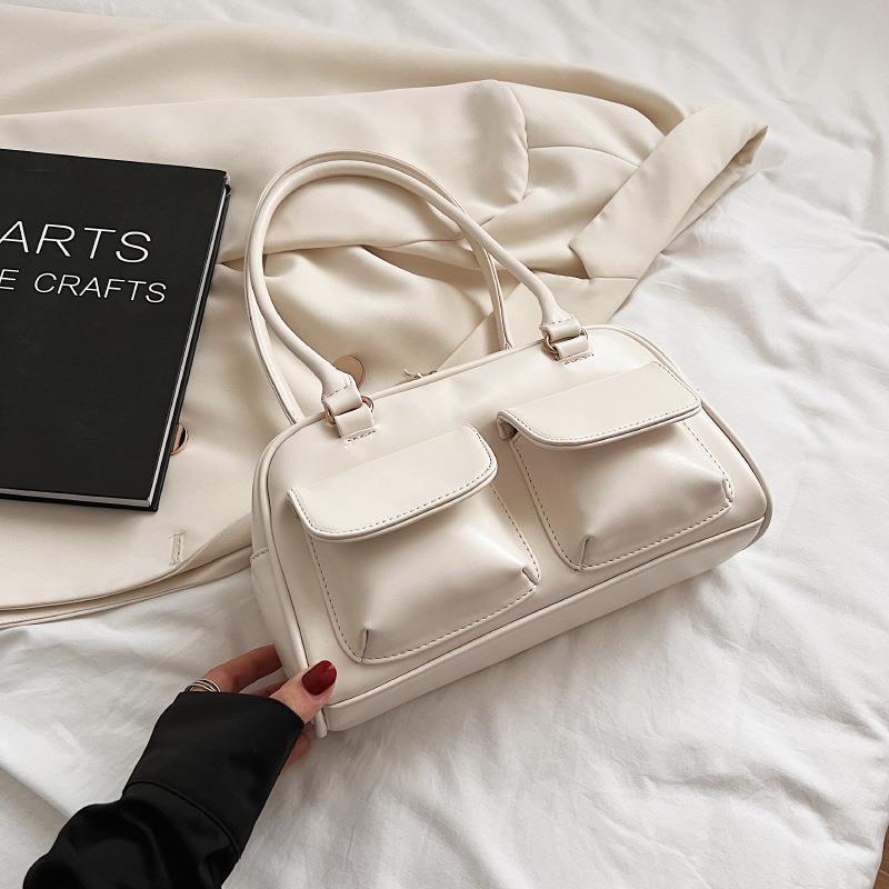 Sac à bandoulière multi-poches pour femme, sac à main carré polyvalent et tendance