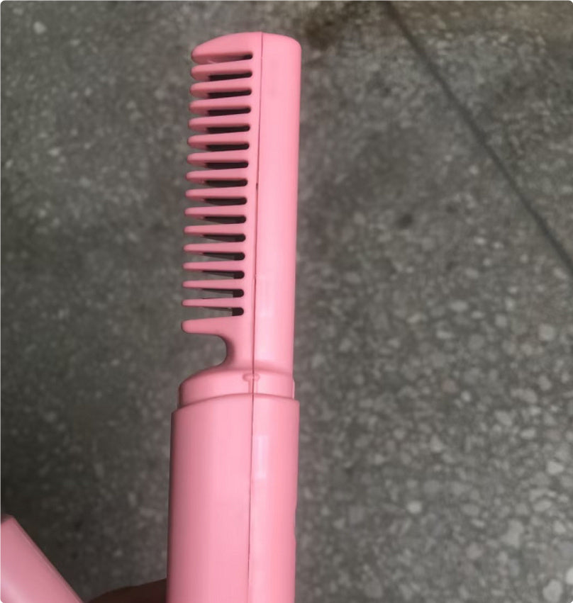 Lisseur professionnel sans fil, peigne à boucler, chauffage rapide, ions négatifs, brosse à lisser et boucler, outils de coiffure
