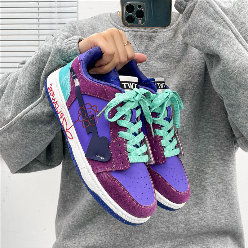 Chaussures graffiti tendance et polyvalentes pour hommes