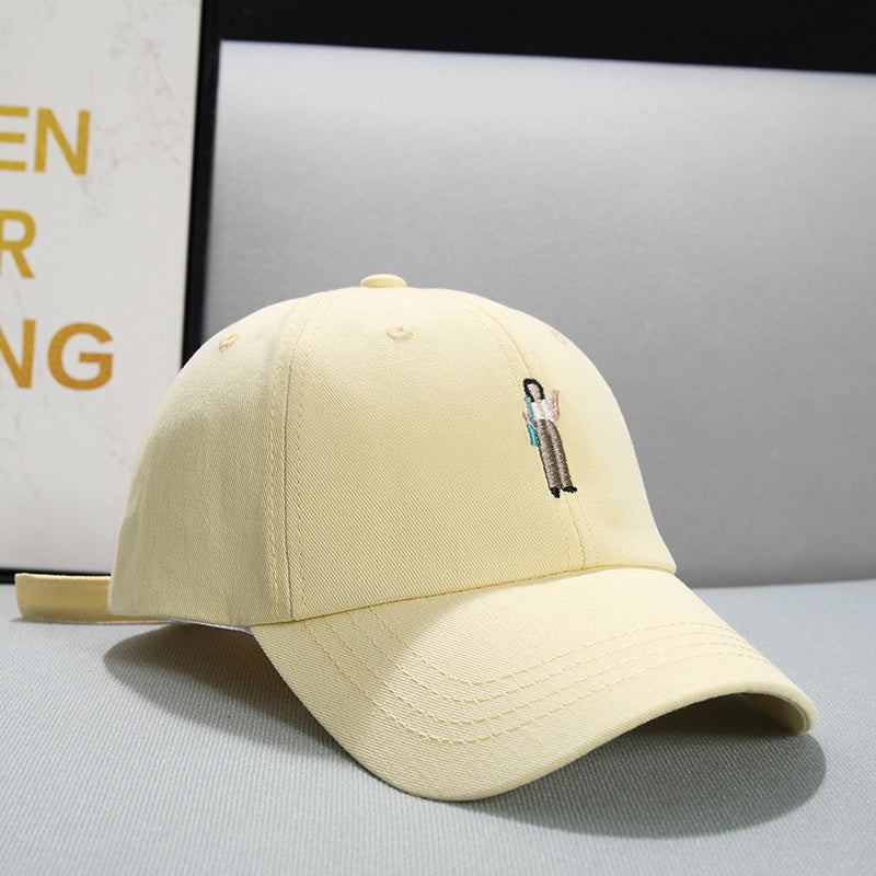 Face Displayed Small Letters Sun Visor Baseball Cap