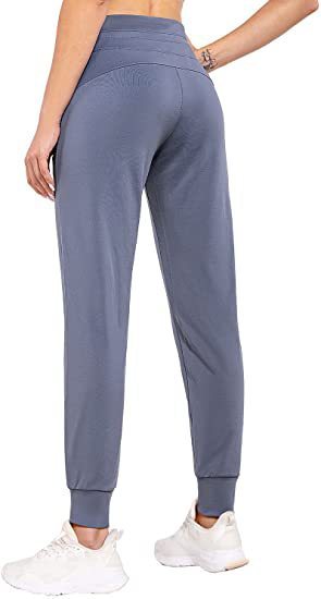 Womens Wool Pants Waterproof Sports Pants High Waist Warmth