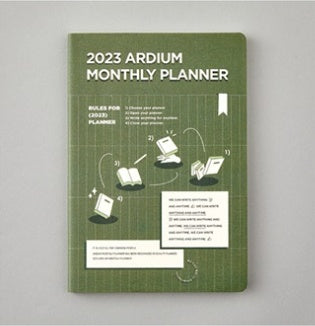 Date Type Monthly Planner Calendar