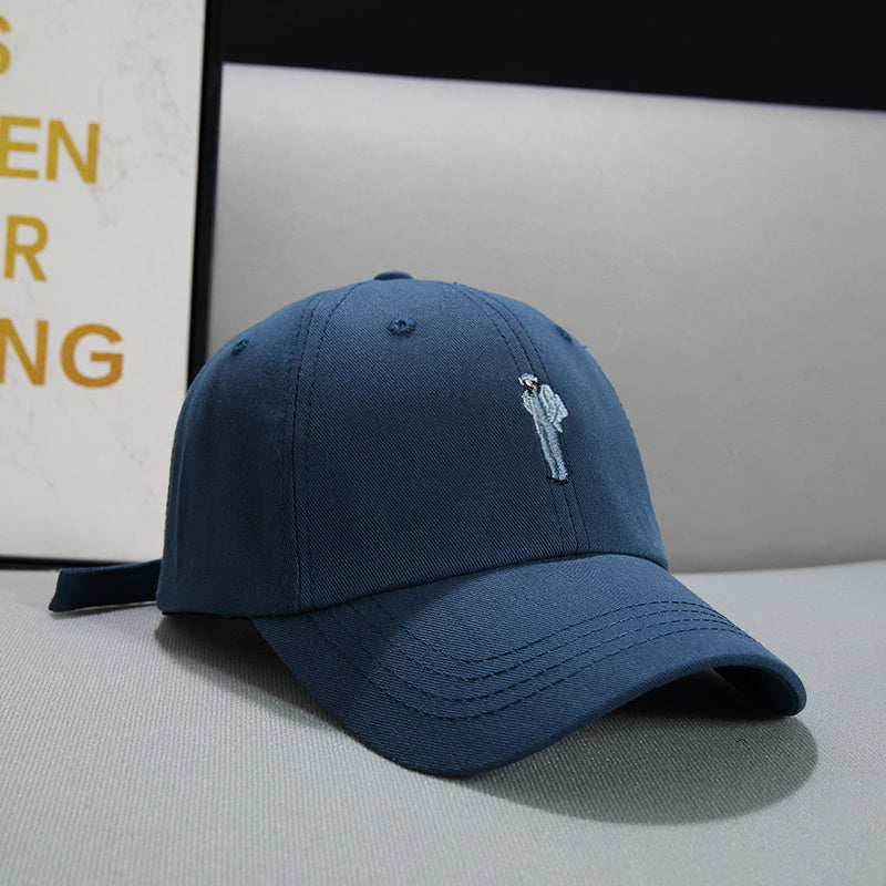 Face Displayed Small Letters Sun Visor Baseball Cap