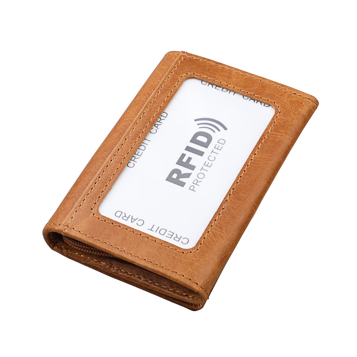 Porte-monnaie en cuir véritable pour homme