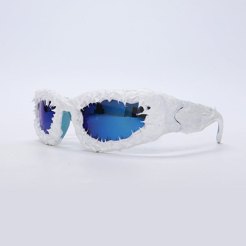 Punk Hot Girl Style Fashion Cat Eye Personality Men And Women Sun Glasses