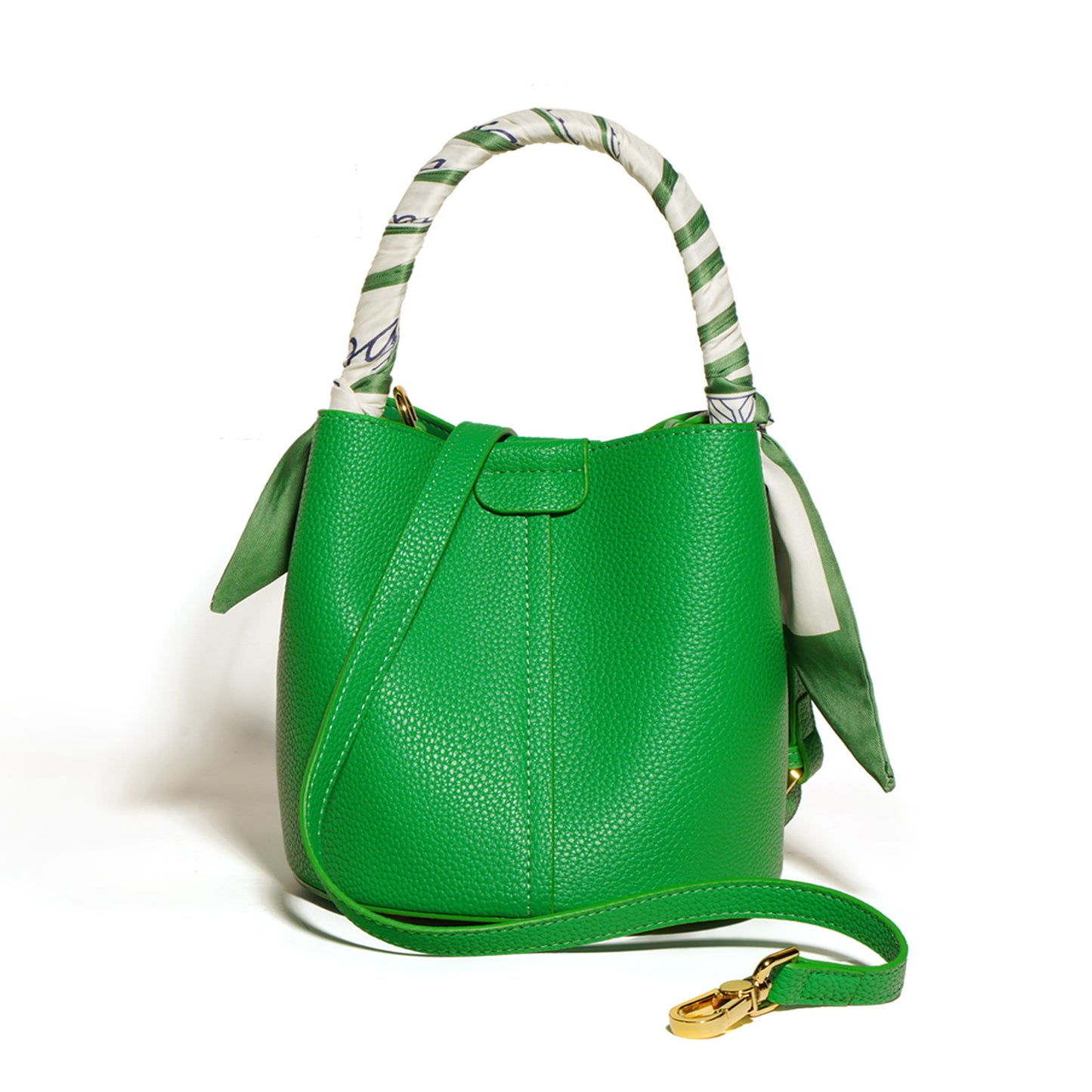 Sacs seau en cuir véritable à texture avancée pour femmes