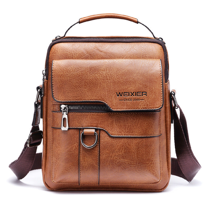Sac messager à bandoulière pour homme, style rétro, sac à dos d'affaires
