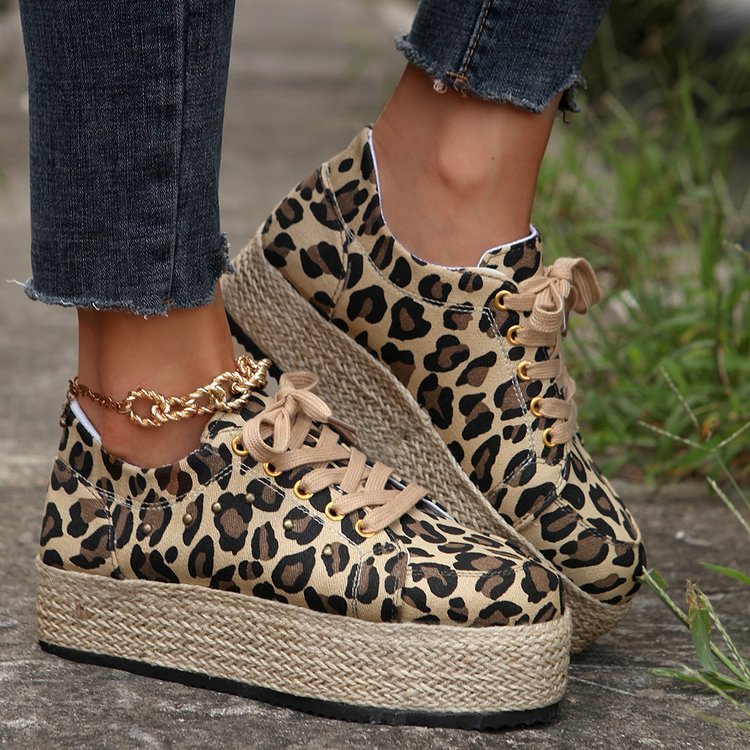 Chaussures à bout rond en tissu et caoutchouc, nouvelles chaussures européennes et américaines à lacets