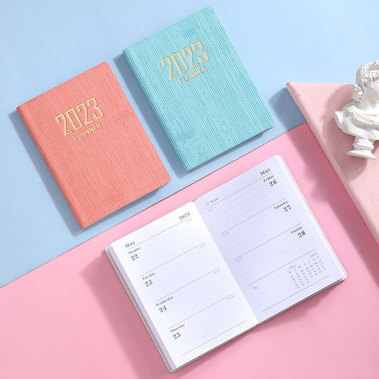 Mini Notebook 365 Days Portable Pocket Notepad Daily Weekly Agenda Planner