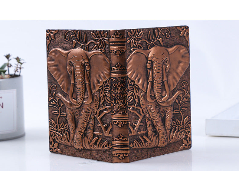 Manufacturer-customized European-style Embossed Retro Notebook Notebook Notepad
