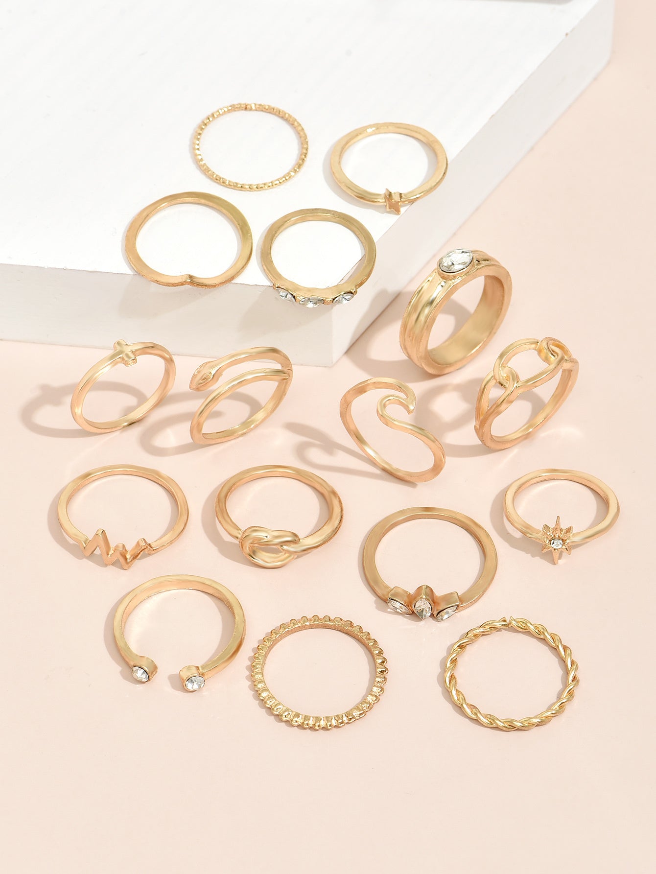 Metal Ring Set Women