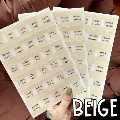 Cross Design Bible Index Label Sticker