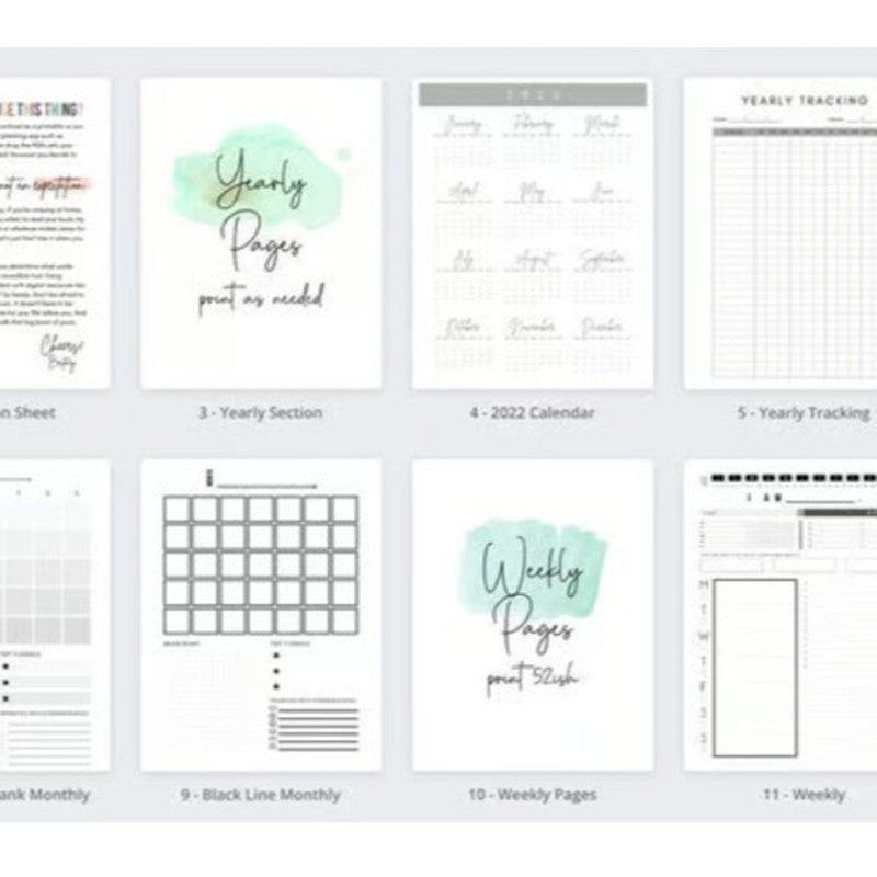 Creative Color LIFE PLANNER Planning Notebook