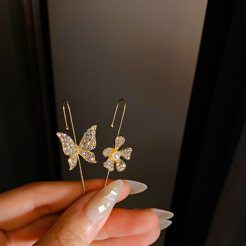 Net Celebrity Earrings Personality Design Sense Fashion Earrings Women