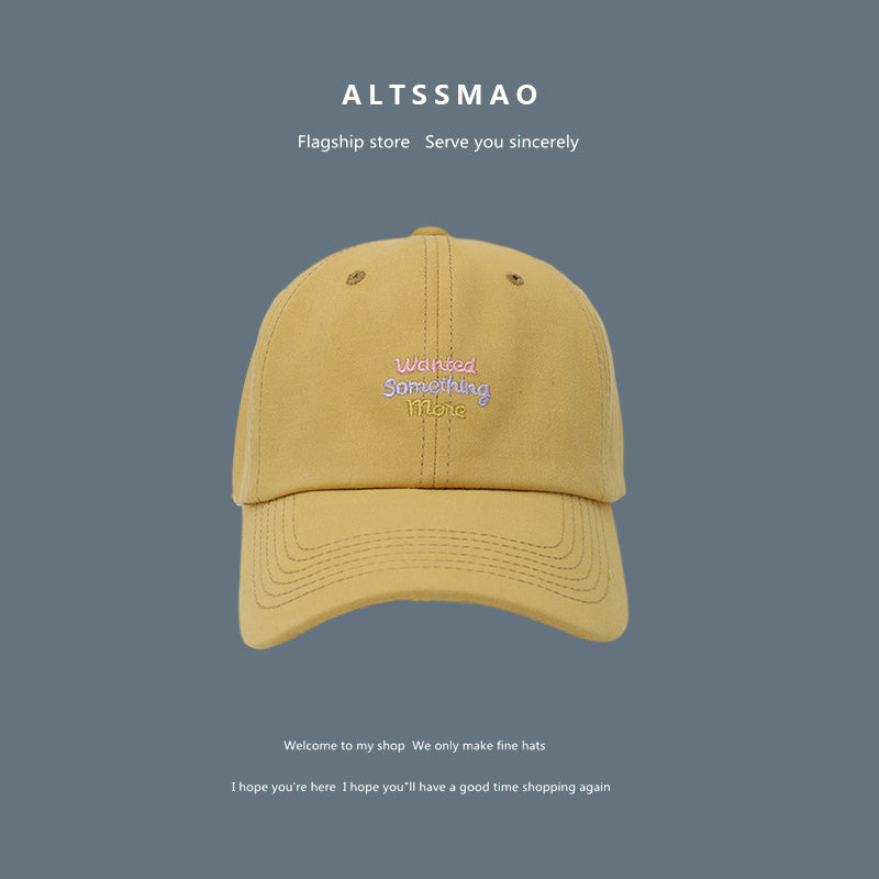 Face Displayed Small Letters Sun Visor Baseball Cap