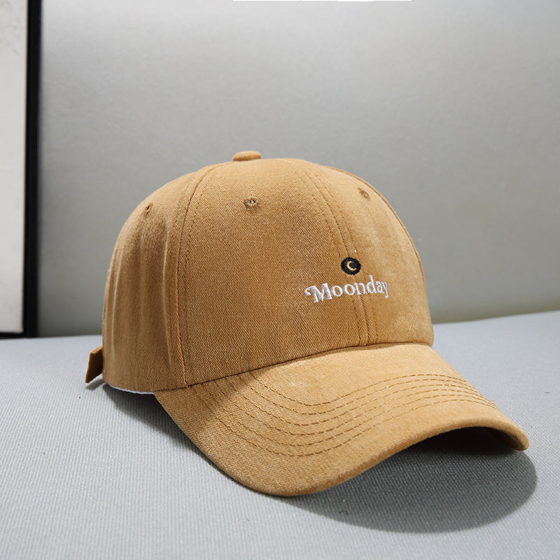 Face Displayed Small Letters Sun Visor Baseball Cap
