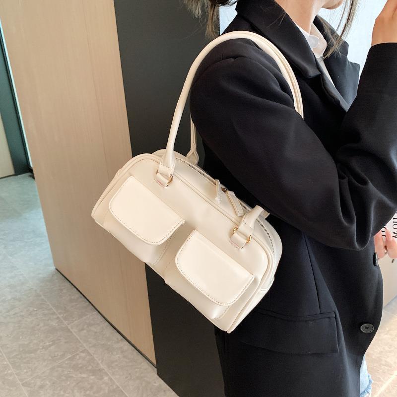 Sac à bandoulière multi-poches pour femme, sac à main carré polyvalent et tendance