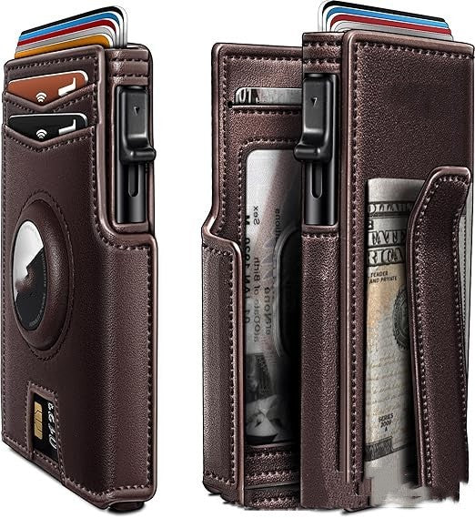 Portable And Versatile Large Capacity Aluminum Box Card Holder