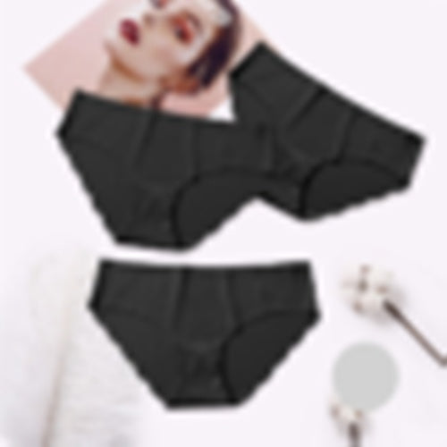 Sous-vêtements ultra-fins pour femmes, culottes sans couture, slips taille basse
