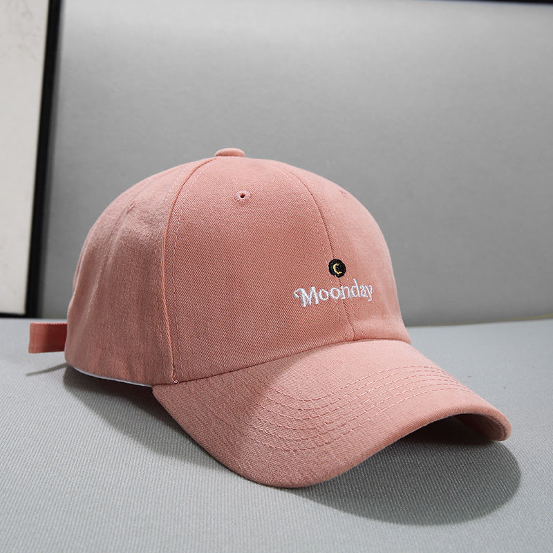 Face Displayed Small Letters Sun Visor Baseball Cap